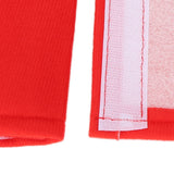 2PCS Seatbelt Pad Car Safety Belt Pad Shoulder Pad Soft Comfortable Belt Strap for Adult ChildrenRed