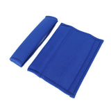 2PCS Seatbelt Pad Car Safety Belt Pad Shoulder Pad Soft Comfortable Belt Strap for Adult ChildrenDark Blue - Front View