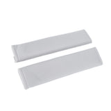 2PCS Seatbelt Pad Car Safety Belt Pad Shoulder Pad Soft Comfortable Belt Strap for Adult ChildrenGrey - Side View