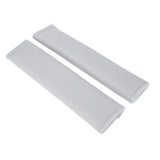 2PCS Seatbelt Pad Car Safety Belt Pad Shoulder Pad Soft Comfortable Belt Strap for Adult ChildrenGrey