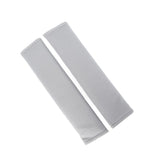 2PCS Seatbelt Pad Car Safety Belt Pad Shoulder Pad Soft Comfortable Belt Strap for Adult ChildrenGrey - Low Angle
