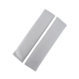 2PCS Seatbelt Pad Car Safety Belt Pad Shoulder Pad Soft Comfortable Belt Strap for Adult ChildrenGrey