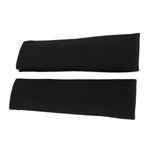 2PCS Seatbelt Pad Car Safety Belt Pad Shoulder Pad Soft Comfortable Belt Strap for Adult ChildrenBlack