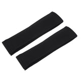 2PCS Seatbelt Pad Car Safety Belt Pad Shoulder Pad Soft Comfortable Belt Strap for Adult ChildrenBlack