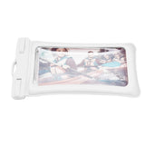 TPU Universal Floating Waterproof Phone Bag Pouch Cover with Lanyard for Below 7.2‑inch PhoneWhite