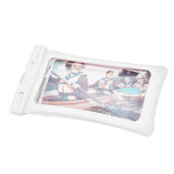 TPU Universal Floating Waterproof Phone Bag Pouch Cover with Lanyard for Below 7.2‑inch PhoneWhite - Rear View