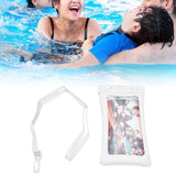TPU Universal Floating Waterproof Phone Bag Pouch Cover with Lanyard for Below 7.2‑inch PhoneWhite - Extra Image