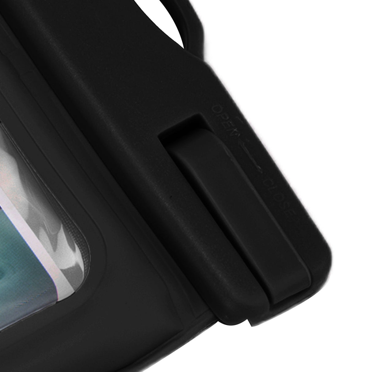 TPU Universal Floating Waterproof Phone Bag Pouch Cover with Lanyard for Below 7.2‑inch PhoneBlack