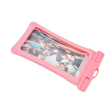 TPU Universal Floating Waterproof Phone Bag Pouch Cover with Lanyard for Below 7.2‑inch PhonePink