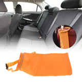 Multifunctional Car Waste Bin Garbage Bag Back Seat Hanging Storage Bag Travel Organizer HolderOrange - Extra Image