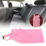 Multifunctional Car Waste Bin Garbage Bag Back Seat Hanging Storage Bag Travel Organizer HolderPink - Extra Image