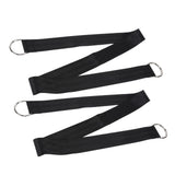 Tree Swing Strap Multifunctional Durable High Strength Polyester Hanging Swing Strap for Outdoor Camping(2 Straps2 Buckles ) - Side View