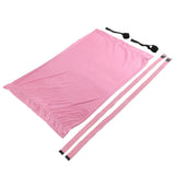 Yoga Hammock Handstand Split Leg Stretchable Training Portable Elastic Aerial Hammock for HomePink - Side View