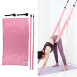 Yoga Hammock Handstand Split Leg Stretchable Training Portable Elastic Aerial Hammock for HomePink