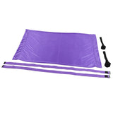 Yoga Hammock Handstand Split Leg Stretchable Training Portable Elastic Aerial Hammock for HomePurple - Rear View