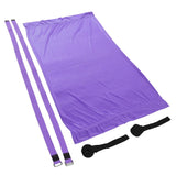 Yoga Hammock Handstand Split Leg Stretchable Training Portable Elastic Aerial Hammock for HomePurple - Close-Up Angle