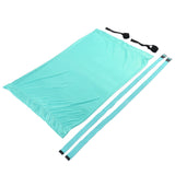 Yoga Hammock Handstand Split Leg Stretchable Training Portable Elastic Aerial Hammock for HomeDark Blue - Side View