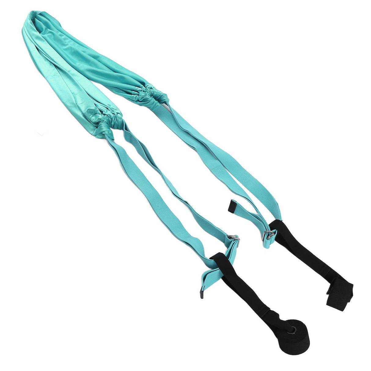 Yoga Hammock Handstand Split Leg Stretchable Training Portable Elastic Aerial Hammock for HomeDark Blue