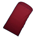 Sleeping Bag Liner Ultralight Multifunctional Elastic Sleeping Sack Liner for Outdoor CampingWine Red - Front View