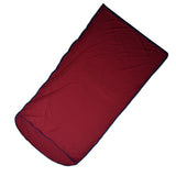 Sleeping Bag Liner Ultralight Multifunctional Elastic Sleeping Sack Liner for Outdoor CampingWine Red - Rear View