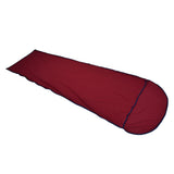 Sleeping Bag Liner Ultralight Multifunctional Elastic Sleeping Sack Liner for Outdoor CampingWine Red - Extra Image