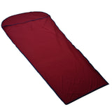 Sleeping Bag Liner Ultralight Multifunctional Elastic Sleeping Sack Liner for Outdoor CampingWine Red - Extra Image