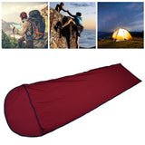 Sleeping Bag Liner Ultralight Multifunctional Elastic Sleeping Sack Liner for Outdoor CampingWine Red - Extra Image