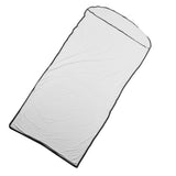 Sleeping Bag Liner Ultralight Multifunctional Elastic Sleeping Sack Liner for Outdoor CampingWhite - Front View