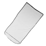 Sleeping Bag Liner Ultralight Multifunctional Elastic Sleeping Sack Liner for Outdoor CampingWhite - Rear View