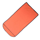 Sleeping Bag Liner Ultralight Multifunctional Elastic Sleeping Sack Liner for Outdoor CampingOrange - Rear View