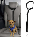 Dog Seatbelt Nylon Black Adjustable Professional Durable Car Safety Harness Pet SuppliesBlack