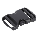 5Pcs Quick Release Buckle Plastic Dual Adjustable Strap Buckles Replacement DIY Craft for Backpack BlackFor 20mm Width Strap