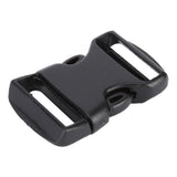 5Pcs Quick Release Buckle Plastic Dual Adjustable Strap Buckles Replacement DIY Craft for Backpack BlackFor 20mm Width Strap