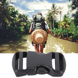 5Pcs Quick Release Buckle Plastic Dual Adjustable Strap Buckles Replacement DIY Craft for Backpack BlackFor 20mm Width Strap - Extra Image