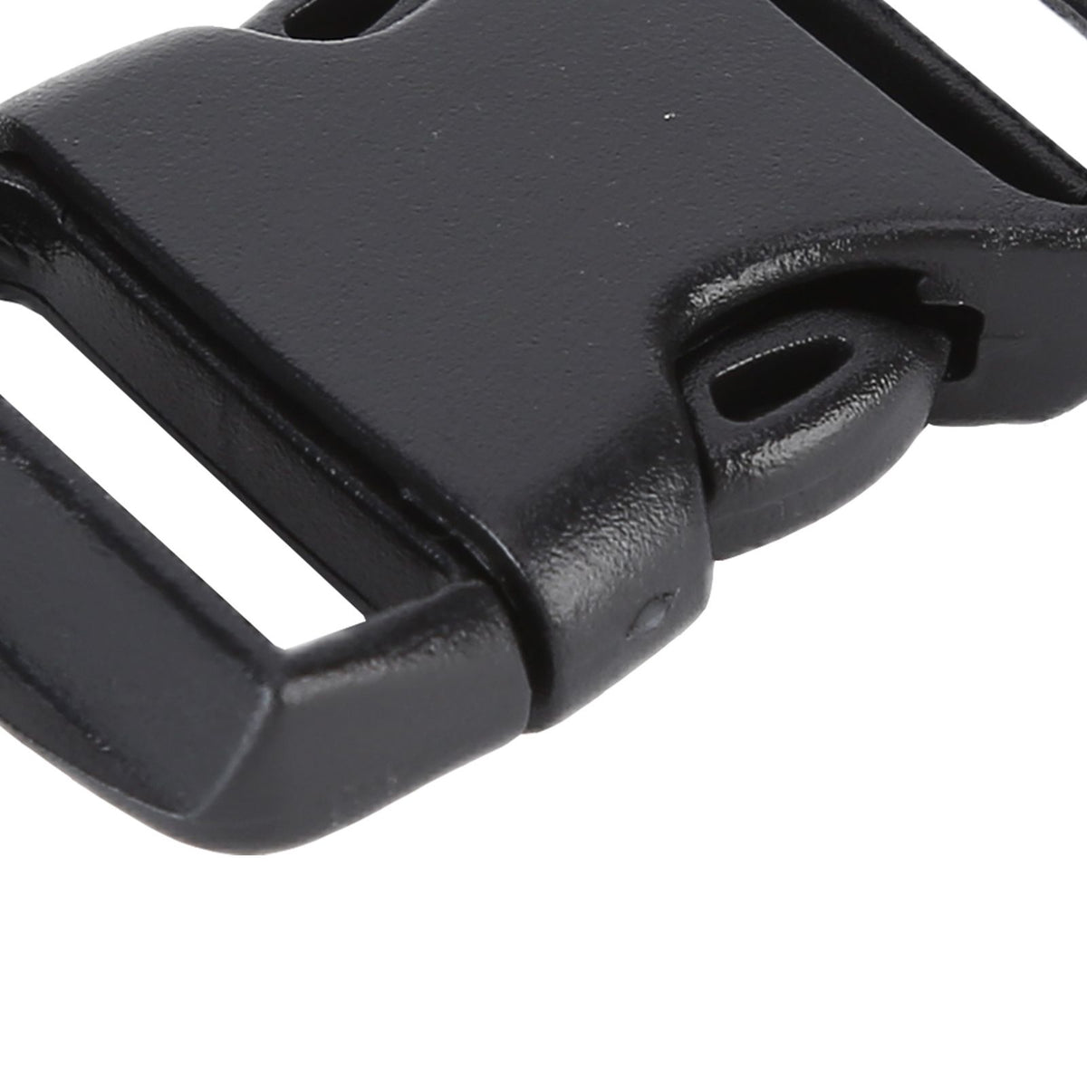 5Pcs Quick Release Buckle Plastic Dual Adjustable Strap Buckles Replacement DIY Craft for Backpack BlackFor 20mm Width Strap