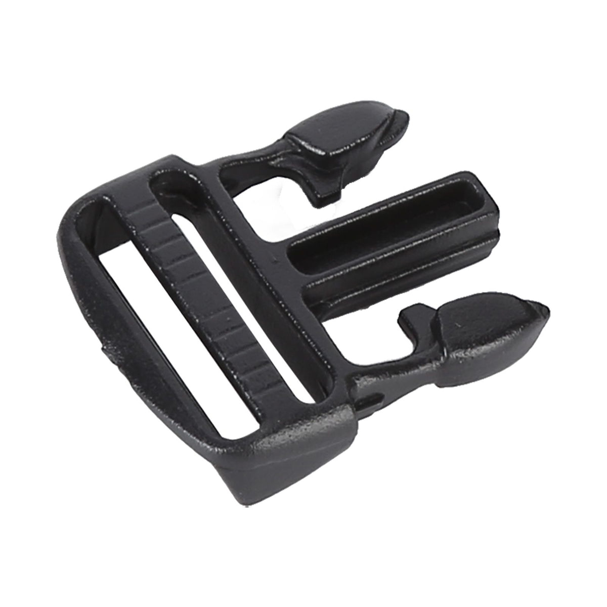 5Pcs Quick Release Buckle Plastic Dual Adjustable Strap Buckles Replacement DIY Craft for Backpack BlackFor 20mm Width Strap