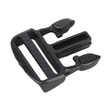 5Pcs Quick Release Buckle Plastic Dual Adjustable Strap Buckles Replacement DIY Craft for Backpack BlackFor 20mm Width Strap - Extra Image