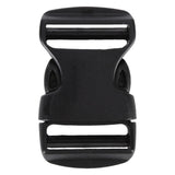 5Pcs Quick Release Buckle Plastic Dual Adjustable Strap Buckles Replacement DIY Craft for Backpack BlackFor 25mm Width Strap