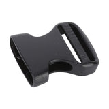 5Pcs Quick Release Buckle Plastic Dual Adjustable Strap Buckles Replacement DIY Craft for Backpack BlackFor 25mm Width Strap