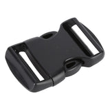 5Pcs Quick Release Buckle Plastic Dual Adjustable Strap Buckles Replacement DIY Craft for Backpack BlackFor 38mm Width Strap