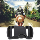 5Pcs Quick Release Buckle Plastic Dual Adjustable Strap Buckles Replacement DIY Craft for Backpack BlackFor 38mm Width Strap