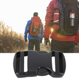 5Pcs Quick Release Buckle Plastic Dual Adjustable Strap Buckles Replacement DIY Craft for Backpack BlackFor 38mm Width Strap