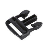 5Pcs Quick Release Buckle Plastic Dual Adjustable Strap Buckles Replacement DIY Craft for Backpack BlackFor 38mm Width Strap