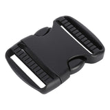 5Pcs Quick Release Buckle Plastic Dual Adjustable Strap Buckles Replacement DIY Craft for Backpack BlackFor 50mm Width Strap