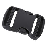 5Pcs Quick Release Buckle Plastic Dual Adjustable Strap Buckles Replacement DIY Craft for Backpack BlackFor 50mm Width Strap
