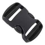 5Pcs Quick Release Buckle Plastic Dual Adjustable Strap Buckles Replacement DIY Craft for Backpack BlackFor 50mm Width Strap