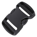 5Pcs Quick Release Buckle Plastic Dual Adjustable Strap Buckles Replacement DIY Craft for Backpack BlackFor 50mm Width Strap