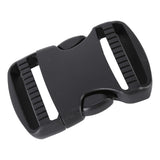 5Pcs Quick Release Buckle Plastic Dual Adjustable Strap Buckles Replacement DIY Craft for Backpack BlackFor 50mm Width Strap