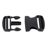 5Pcs Quick Release Buckle Plastic Dual Adjustable Strap Buckles Replacement DIY Craft for Backpack BlackFor 50mm Width Strap