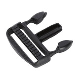 5Pcs Quick Release Buckle Plastic Dual Adjustable Strap Buckles Replacement DIY Craft for Backpack BlackFor 50mm Width Strap - Extra Image